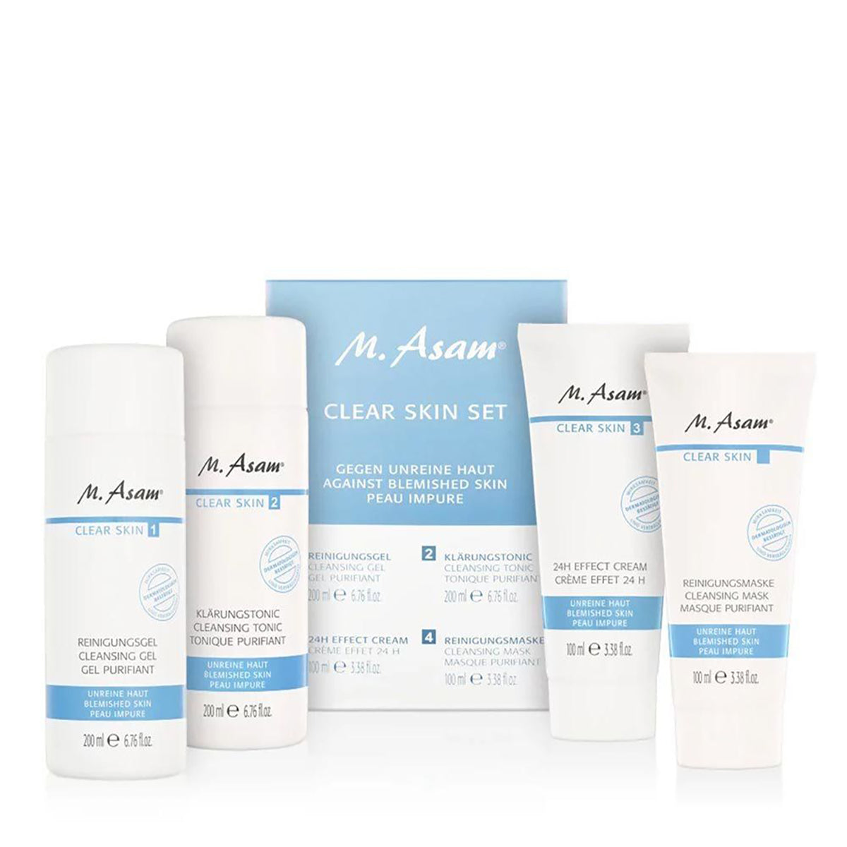 M.Asam Clear Skin Set - 4 pcs