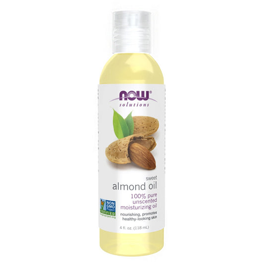 Now Solutions Sweet Almond Moisturizing Oil, 118 ml