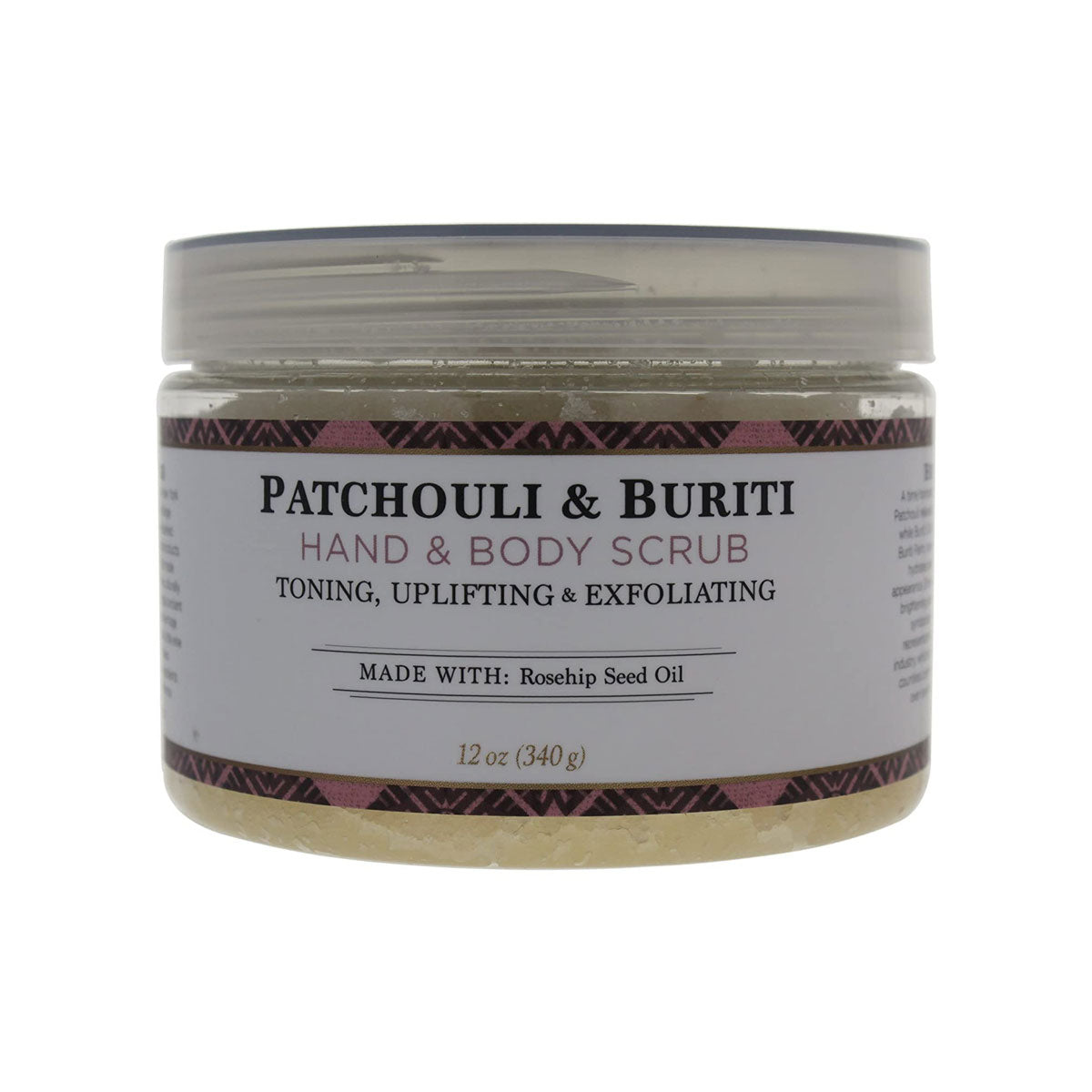 patchouli and buriti scrub