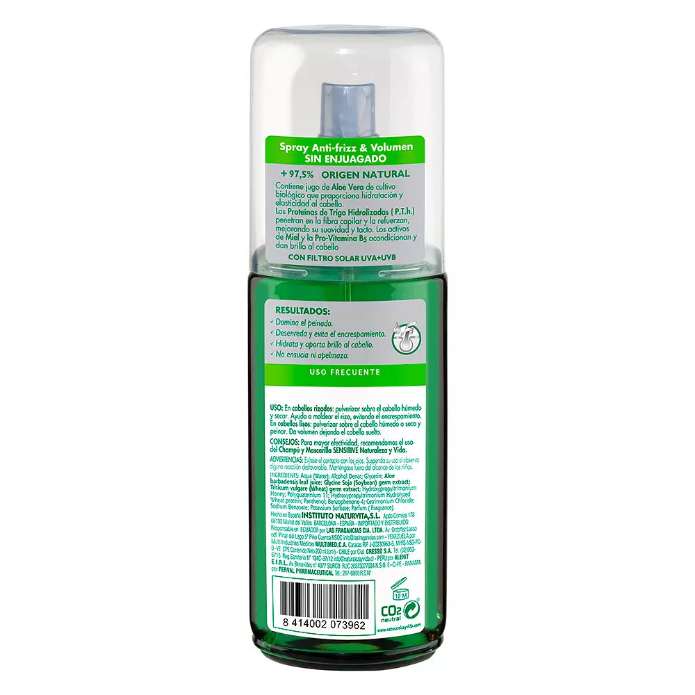 Naturvital Sensitive Hair Control Hair Spray 200ml