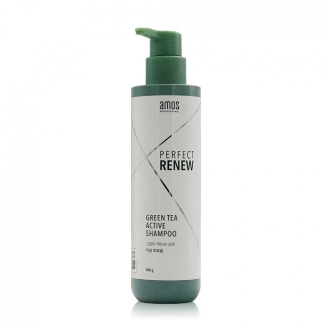 AMOS Perfect renew GREEN TEA ACTIVE SHAMPOO 500ml